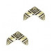 Cymbal ™ Bead Substitute / Cuenta de metal DQ - Koudouro para Chevron Duo - Bronce viejo